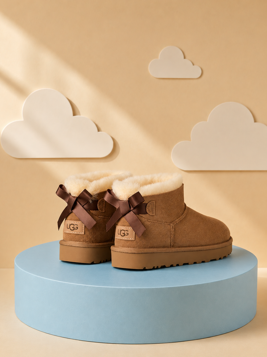UGG® Ultra Mini Bailey Bow Chestnut